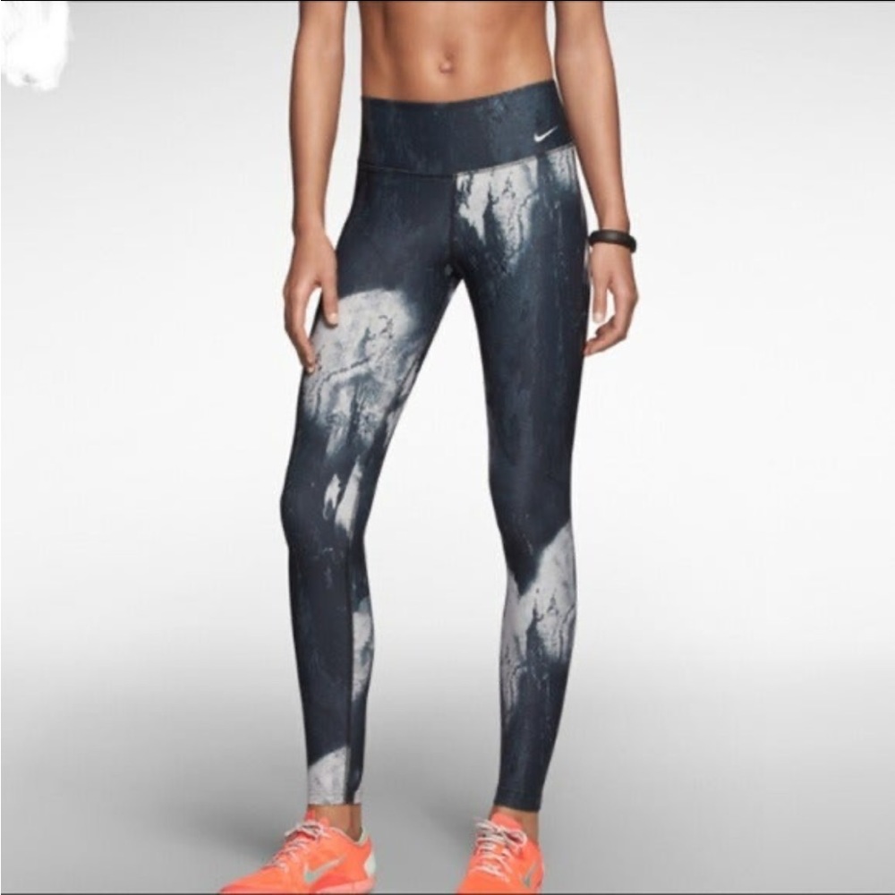 Nike Lady one Legend Printed Tight Fit Workout Pants Marble  Eco Yoga Leggings